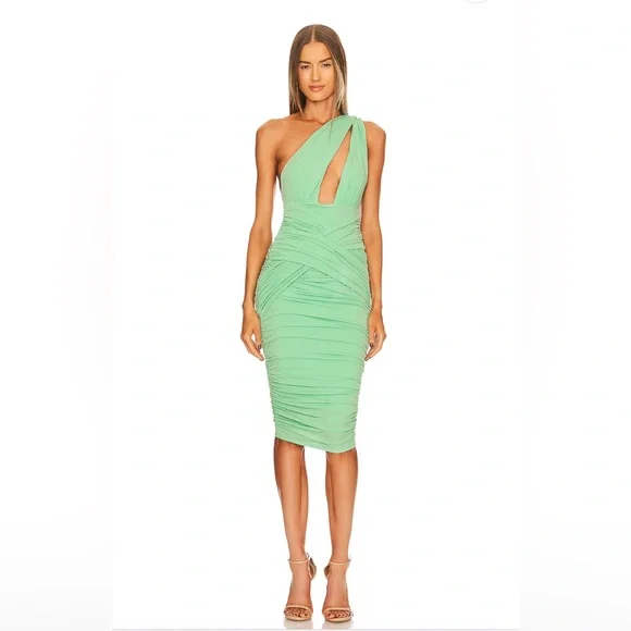 Michael Costello | Dresses | Nwt Michael Costello X Revolve Marvin Dress In  Foam Green | Poshmark